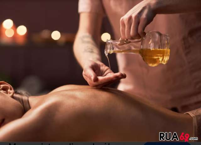 Os benefícios da massagem. 